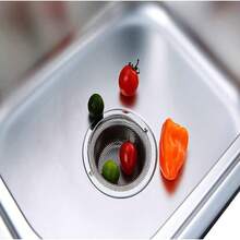 Stainless Steel Sink Strainer - Sink Filter Basket With Handle | Universal Kitchen Sink Filter | Food Scraps Catcher | Diameter: 4.5 Inches (Approx. 11.4 Cm) | Rust-Resistant | Dishwasher Safer - A - View 7