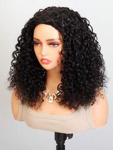 Tinashe Tóc giả nửa đầu xoăn bồng bềnh, tóc giả lật ngược 3 trong 1 không cần keo dán, tóc thật, lắp đặt nhanh, mũ thoáng khí, tóc giả Remy, tóc thật Brazil, đường chân tóc tự nhiên, tóc xoăn, trang phục Halloween cho nữ, móng tay Halloween, tóc giả không cần keo dán, tóc thật, cosplay Halloween, tóc cổ tích, tóc nàng tiên cá, tóc giả đen, phụ kiện tóc. - SNatural - Xem 7