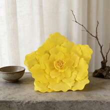 Giant Flower For Decoration Jumbo Peony Big Artificial Flower For Wedding Party Backdrop Ceremony Photography Props - Yellow - View 4