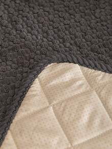 1PC Soft Plush Edge Sofa Protection Pad, Quilted Couch Cover For Single Seat, Pet-Friendly Furniture Slipcover With Non-Slip Design - Multicolor - View 8