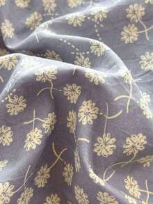3件套100%涤纶简约碎花被套组，2个枕套+1个被套（不含床单） - 彩色 - 查看 6