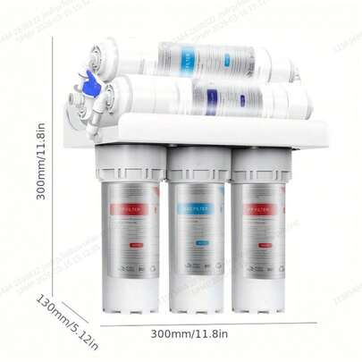 1pc 10-Inch Universal Water Filter Replacement Cartridge, 5 Micron Polypropylene Cotton Core, Suitable For Home Water Filtration Systems