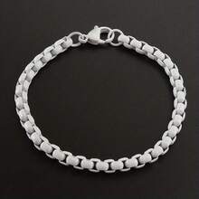 1件男女通用鞭链项链，嘻哈风格编织绳链手链，百搭简约 - 彩色 - 查看 13