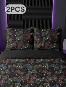 1pc/2pcs Printed Pillowcase, Without Pillow Insert, Daily Polyester Soft & Skin-Friendly Pillowcase, Comfortable Home Textile, Suitable For Living Room, Bedroom, Outdoor, Sofa Decor, Oeko-Tex Certified - Multicolor - View 13