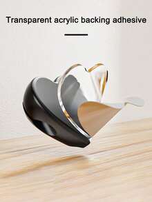 4pcs Heart-Shaped Cable Organizers, Phone Charging Wire Fastener Clips, Winding Organizer, Self-Adhesive Cable Holder For Desk, Nightstand, Wall, Car, And Office - Heart-shaped - View 4