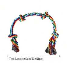 Durable Camouflage Red Colorful Braided Dog Rope Toy For Large Breeds - Heavy Duty Tug Of War Toy, Interactive Chew Toy For Aggressive Chewers, Reduces Boredom,Perfect For Playtime & Training - Multicolor - View 10