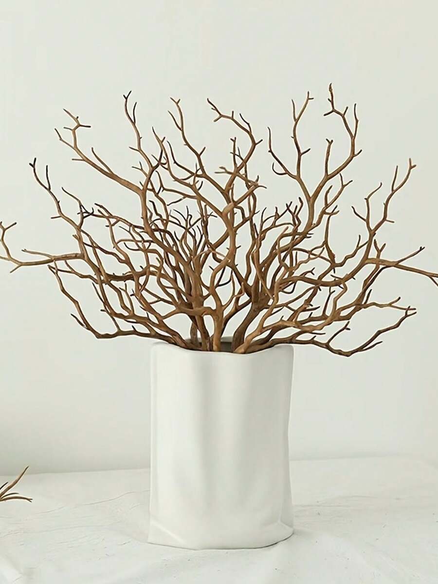 5/3pcs Artificial Coral Branches And Small Twigs, Suitable For Wedding Bouquet Decor, Living Room Decor, And Garden Party Decor - Multicolor - View 1