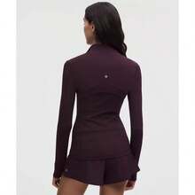 lululemon Define Cropped Jacket Nulu - Ciruela negra - Ver 4