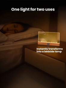 1 pieza Lámpara de lectura flexible de cuello de cisne, luz de libro LED multicolor y regulable, lámpara nocturna de brillo ajustable alimentada por USB, iluminación ambiental moderna para decoración del hogar en dormitorio, sala de estar, estudio, escritorio, mesita de noche - Estrella - Ver 11
