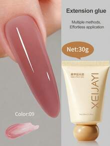 1支30毫升美甲延长胶，水晶延长胶，美甲贴纸，打造更长更坚固的指甲 - 彩色 - 查看 19