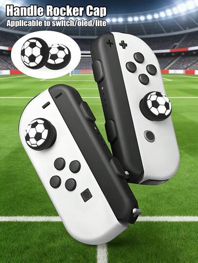 OLED/Lite 摇杆保护帽，橄榄球形硅胶防滑保护帽，兼容 Joy-Con/Pro 控制器，/ 系列