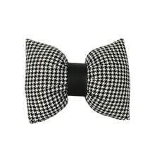 Fashionable Plaid Bow Car Headrest Neck Pillow, Suitable For All Seasons - Bow - View 14