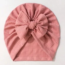 1 pieza Sombrero de niña pequeña, Sombrero con lazo, Vestido de primavera para niña pequeña, Sombrero delgado, Sombrero suave, decoración para celebración de aniversario y días festivos, Conjunto de primavera para niña pequeña, Sombrero con lazo, disponible en múltiples colores, adecuado tanto para el hogar como para salir - Multicolor - Ver 14