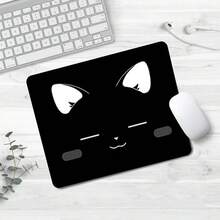 1pc Interesting & Cute Mouse Pad, Square Office Desk Mouse Pad With Non-Slip Rubber Base, Mini Portable Travel Mouse Pad, Suitable For Laptop, Office, Home, Study And Gaming, 21x26x0.2cm - View 9