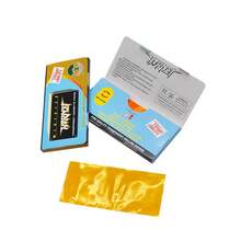 2包，HORENT系列78毫米长卷烟纸，独特的金色透明卷烟纸，每包50张，便携式紧凑型卷烟纸册 - 查看 11