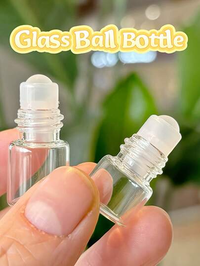Rollerball Set For Bottles: Each Rollerball Holds 0.03 Oz And Features A 2mm Ball Design, Rollerball Bottle - Essential Oil Sample Vial / Light-Blocking Perfume Decanting Bottle, Perfect For Travel-Sized Perfumes, Essential Oils, Or Skincare Samples, Allowing For Easy Refills While On The Go