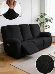 3 Seater Recliner Sofa Covers Stretch Jacquard Reclining Couch Covers For Reclining Sofa Relax Armchair Slipcovers Furniture Covers - Multicolor - View 11