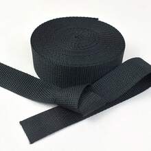 Dây đai nylon màu đen dài 10m/393,7 inch, dây đai nylon chịu lực cao dùng để buộc, làm đồ thủ công DIY, sửa chữa, cố định. - A - Xem 1