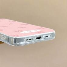 Cute Minimalist Pink Bow Polka Dot Phone Case, Compatible With 17 Pro Max, 17 Pro, 17 Air, 17, 16, 15, 14, 13, 12, 11 Pro Max Plus, Soft Protective Back Cover, Gift For Girls - Bow - View 5