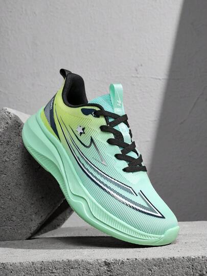 STARNOVO 1 đôi giày chạy bộ ngoài trời mùa hè cỡ lớn dành cho nam, giày thể thao nhẹ, thoáng khí, giày sneaker đế dày thoải mái, lưới một lớp, cỡ 39-48
