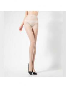1 Pair Women's 20D Ultra-Thin Transparent Fashionable Minimalist Pantyhose, Comfortable - Multicolor - View 12