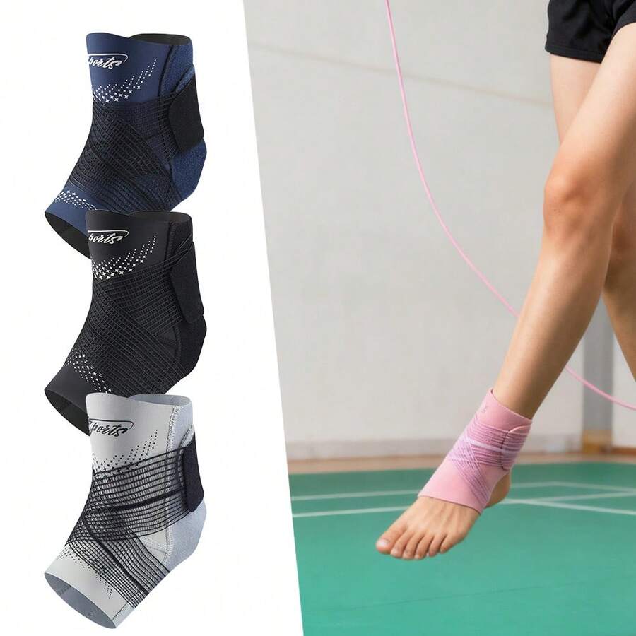 1pc Ankle Brace For Women Men, Adjustable Ankle Support Brace Compression Ankle Brace Sleeve Wrap, Ankle Stabilizer Brace For Sports Running Volleyball, Youth Support