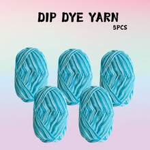 Acrylic Gradient Color Blended Yarn, Suitable For Crochet, Knitting Sweaters, Scarves, Hats And Other DIY Handmade Projects - Variegated Yarn - View 5
