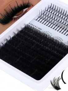 Spikes+120D+140D+160D -3D Super Fluffy Soft Comfortable High-Quality DIY Eyelash Clusters Russian Lash Extensions Kit Spikes Lash Individuals 3D Volume Eyelash Clusters D-Curly Lash Clusters Kit 13-20MM DIY Eyelash Extensions,2 Styles Lash Clusters Spike Lashes Individual Lash Clusters At Home - Baby Blue - View 7