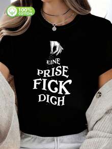 Women T-Shirts - Black - View 5