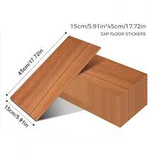 20pcs PVC Floor Tiles, Thick & Wear-Resistant Flooring For Rental House, Bedroom, Self-Adhesive Wood Grain Vinyl Sticker - Waterproof, Removable, Realistic Wood Texture, Suitable For Renovation, Water & Oil Resistant, Easy To Install, DIY - Floor Sticker 2 - View 11
