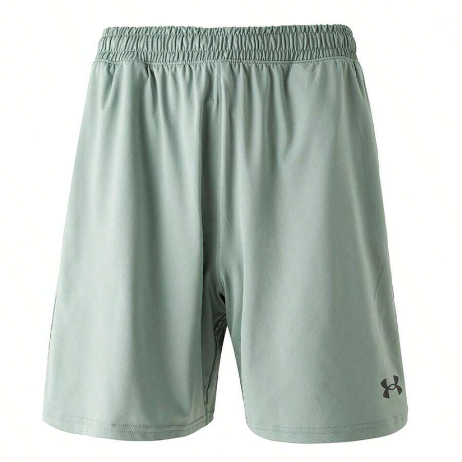 Under Armour 男款 UA -1 訓練短褲,舒適簡約戶外運動短褲,適合日常通勤,6010757-348 - 石灰綠 - 查看 1