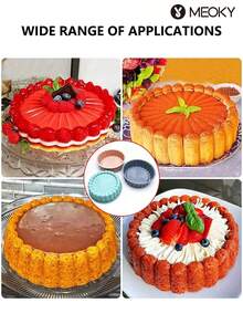 1PC Silicone Cake Mold – 20cm/8 Inch,25cm/10 Inch Round Baking Pan, Easy To Use And Clean, Available In Multiple Colors, Ideal For Cakes, Weddings, Birthdays & Celebrations - Multicolor - View 8
