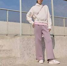 Giày thể thao nữ DUNK Small Swoosh Retro, giày casual đa năng dành cho trượt ván. - trắng hồng - Xem 8