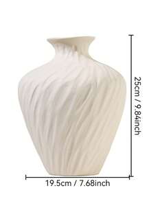 1个陶瓷花瓶，干花/鲜花容器，家居装饰桌面摆件 - A - 查看 2
