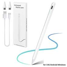 Bút cảm ứng điện dung đa năng, có nam châm chống chạm nhầm, dùng để vẽ và chỉnh sửa, tương thích với iPhone 17/16/15/14/13/12/11/XS/XR, S25/S24/S23/S22/S21/S20, Windows (kèm cáp USB-C). - Nhiều màu - Xem 2