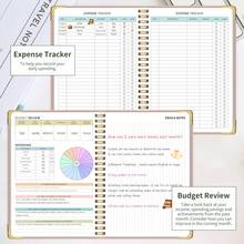 All In One Budget Planner: 12-Month Advanced Buget Book With 450+ Stickers, Expense & Income Tracker & Spending Charts, Includes Colored Pages & Inner Pocket, Money Saving Book,School Office Supplies Adult Gifts Teacher Gifts Mothers Day Gift - B5 - View 3