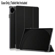 Ốp lưng cho Galaxy Tab A7/ A9 /A11 8.7 inch 2021/2023/2025, vỏ bảo vệ bằng da với chức năng thông minh, chống trầy xước và va đập, trọng lượng nhẹ. - màu đen - Xem 5