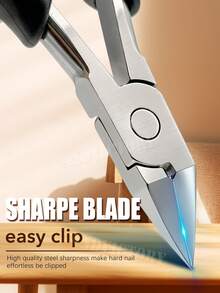 ANDVICTORY 1pc Ingrown Toenail Nipper/Ingrown Toenail Clipper, High Quality Callus Layer Nail Trimmer, Professional Manicure Pedicure Tool - Multicolor - View 3