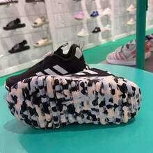 Adidas Kids' Winter Shock-Absorbing Comfortable Warm Rotating Button Sports Shoes - Black - View 6