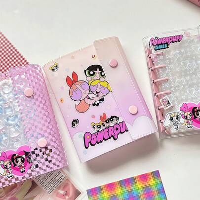 1pc A7 Size Transparent Handbook, Transparent Single Snap Soft Leather Leaf Notebook, Transparent Sticker Book, DIY Handbook, Feinibook Large Capacity Sticker Storage Notebook, PP Material Transparent Inner Pages Refill