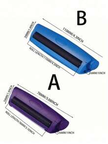1pc Cone-Shaped Manual Cigarette Roller, For DIY Rolling Cigarettes, Random Color Acrylic Cigarette Tube Filler & Roller - Multicolor - View 4