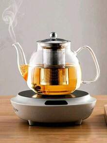 高硼硅耐高温玻璃茶壶家用加厚茶壶大容量网红茶壶 - 透明 - 查看 9