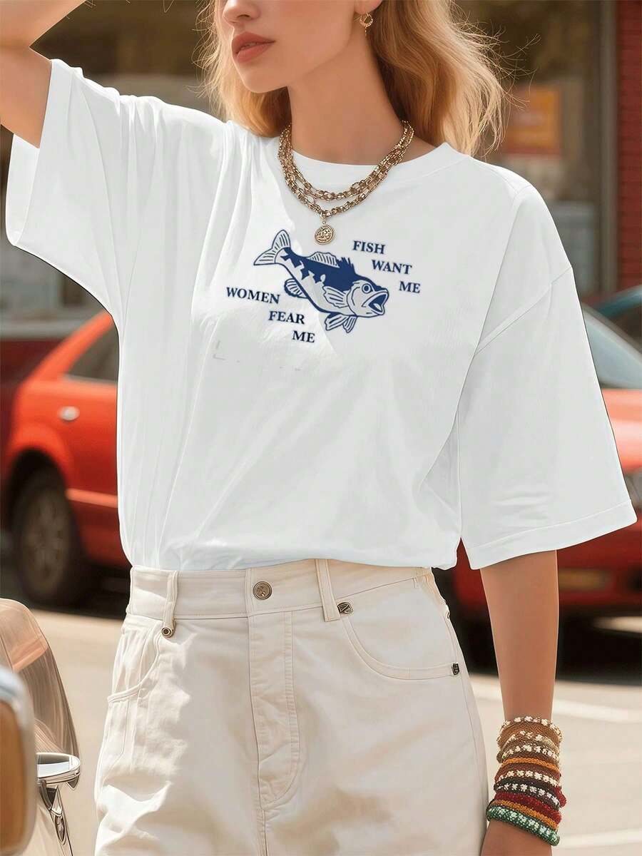 Women T-Shirts - White - View 1