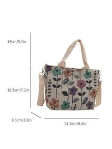 Minimalist Lightweight Nylon Down Jacket, Versatile Small Handbag & Shoulder Bag - Multicolor - View 3