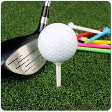 50 chiếc/hộp Tee golf bằng nhựa bền, phụ kiện golf chuyên nghiệp có thể tái sử dụng & quà tặng, bóng golf ma sát thấp & lực cản cao dành cho người chơi golf. - tee golf - Xem 8