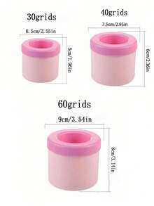 1pc Silicone Portable Tray, 3D Cylinder Ice Maker, Easy Release Silicone Mold, Multi-Layer Design, Simple Bucket Shape With Lid, Reusable, Suitable For Home, Bar, Club And Outdoor Use - Multicolor - View 10