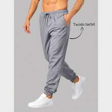 Men's Athletic Tactel Pants With Pockets – Lightweight, Comfortable - Grey - View 1