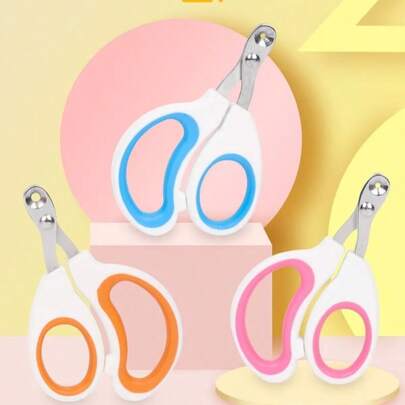 Pet Round Nail Clippers, And Non-Damaging To Paws, Easy To Operate, Cat Nail Trimmer, Dog & Cat Small Breed Nail Clipper, Pet Nail Scissors, Pet Grooming Tool