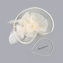 1pc Kentucky Fascinator Hat For Women Hair Alice Hairpin Mesh Hat Artificial Feathers Cocktail Wedding Derby Tea Party Hair Accessories Hat Headwear - A - View 10