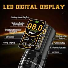 DQFART Wireless Tattoo Gun Kit Features A 2400mAh Power Supply, LED Digital Display, 7-Stroke Brush, Adjustable Modes, And Is An All-In-One Tattoo Machine Set. It Includes A Complete Tattoo Pen Kit With Tattoo Needles And Ink, Suitable For Beginners And Artists Alike. - Multicolor - View 5